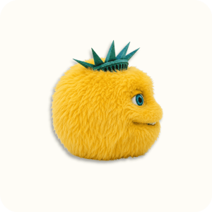 Biberty Liberty Mascot
