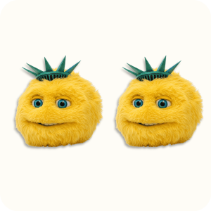 Biberty Liberty Mascot 2PCS